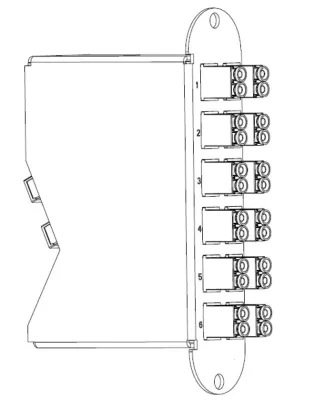 Corning CCH Compatible MPO MTP Cassette Module