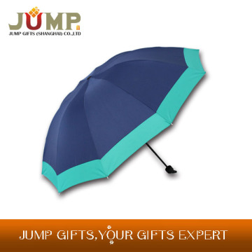 2017 Hot Selling Multi Colors 3 Folding Sun And Rain Umbrellas