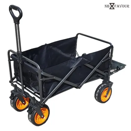 Nb-Favour Large Capacity Beach Trolley Waterproof Cart for Outdoor Sports Shopping Camping