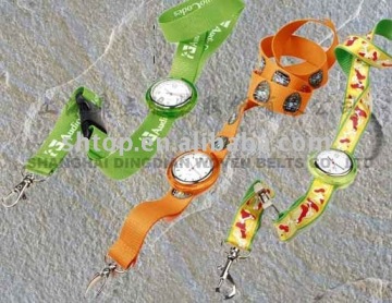 Printed Personalized Digital Watch Lanyard