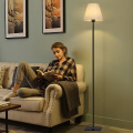 Modern Floor Standing Lamp with Linen Lampshade