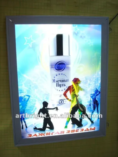 Advertising LED extreme thin light box (with snap frame)