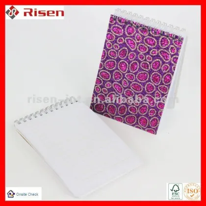 bling bling wire-o notebook