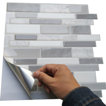 Marble Customized Stickers Tiles 3D Peel and Stick