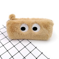 Hot sale custom big eyes plush pencil case