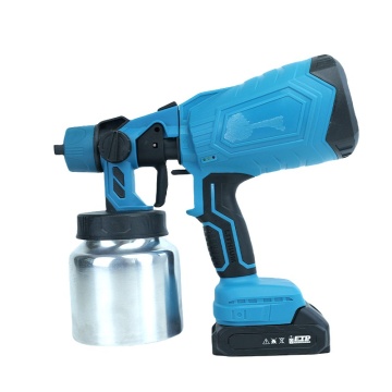 Cordless Portable Electric Spray Gun with Adjustable Flow Control