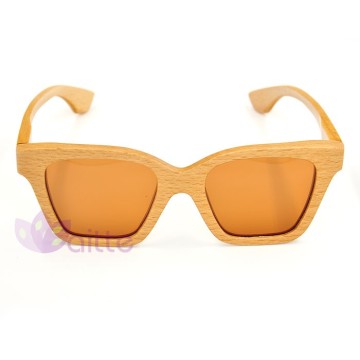 wood material wholesale custom logo sunglasses girls last fashion
