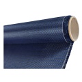 Plain Blue Carbon Aramid Hybrid Fabric Fiber trasa