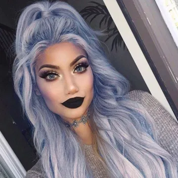 Vigorous Heat Resistant Synthetic Long Body Wave Drawstring Ponytail Hair Extensions Ponytail for Black Women Natural Black