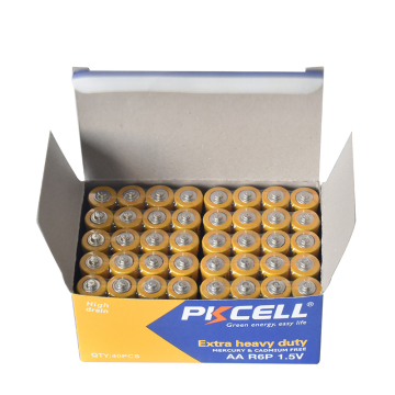 Shenzhen Pkcell Factory Prezzo all'ingrosso UM3 1.5V R6P AA Batterie per giocattoli
