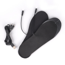 1PAIR USB Heated Insoles Rechargeable Electric Battery Warmer Shoes Heater Winter Keep Warm Electrically Thermal Insole