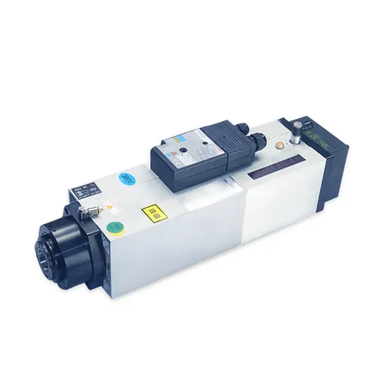 ISO30 High Speed 6KW AC Spindle Motor with 800Hz and 24000rpm, Fan-Cooled and Air-Cooled Design (GDL60-30-24Z/4.5)