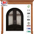 Painted Oil Rubbed Bronze Wrought Iron Prehung Front Door