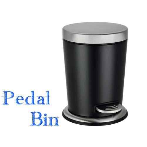 Pedal Stainless Steel Toilet Waste Trash Can