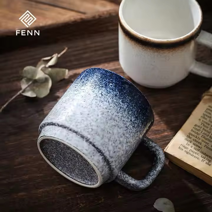 Handmade - style Speckled Ceramic Mugs