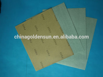 Manufacturing of abrasive sandpaper