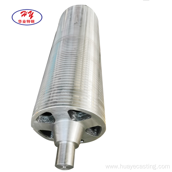 Wear resistant centrifugal cast roll for steel mills