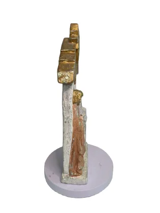 Polyresin Holy Family Figurine - Nativity Scene Religious Decor