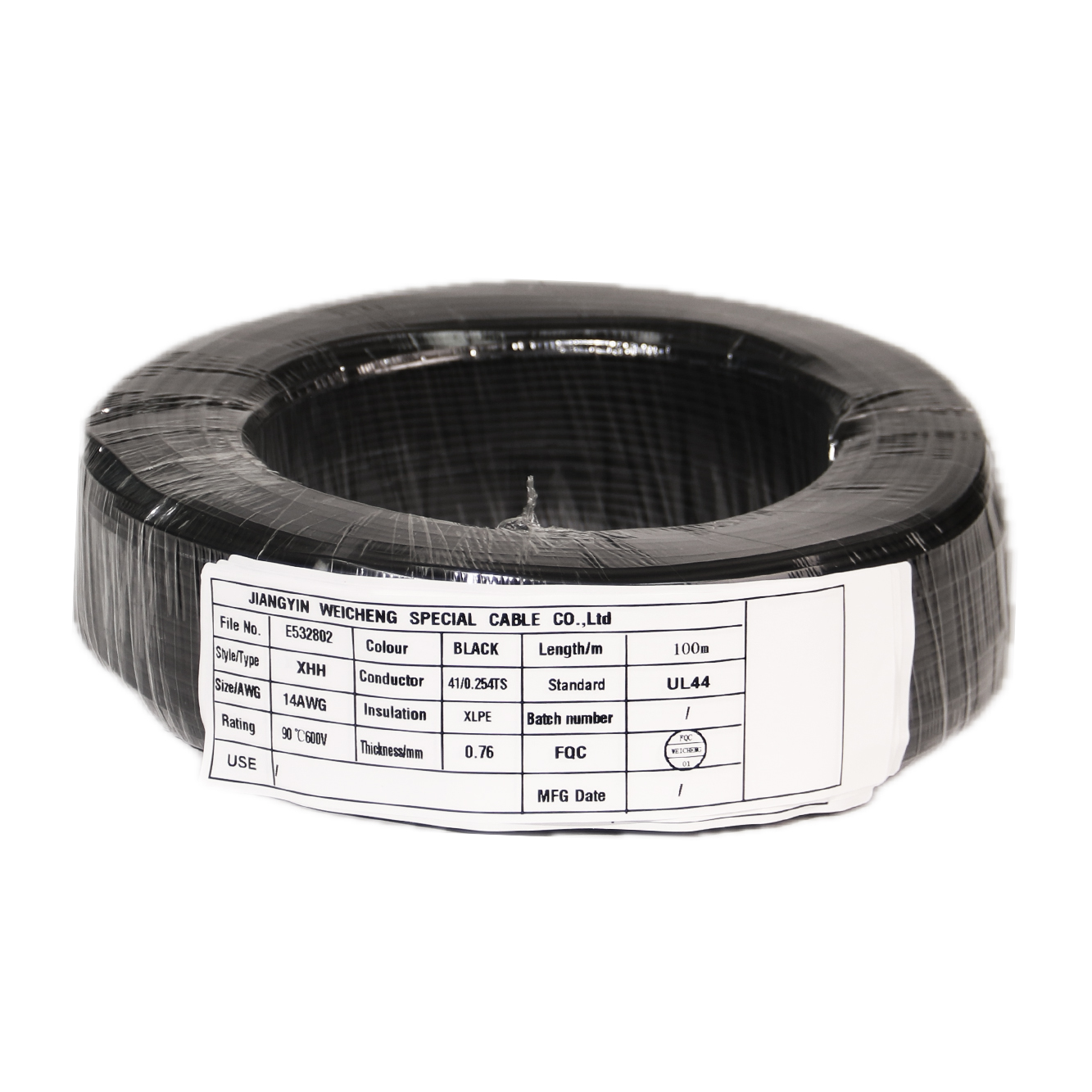 XHH 600V Single Core Cable, UL RHW-2