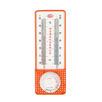 Fast and Easy Plastic Shell Dry and Wet Bulb Thermometer