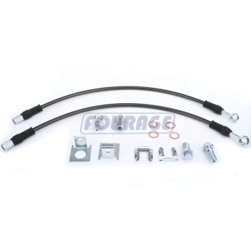 High Performance 7/16 Inch Braided Stainless Steel Brake Line Hose Kit for GM Vehicles