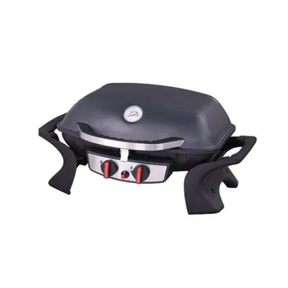 China Supply Outdoor Camping Charcoal Smokeless Barbecue Trolley Gas Barbecue Grills