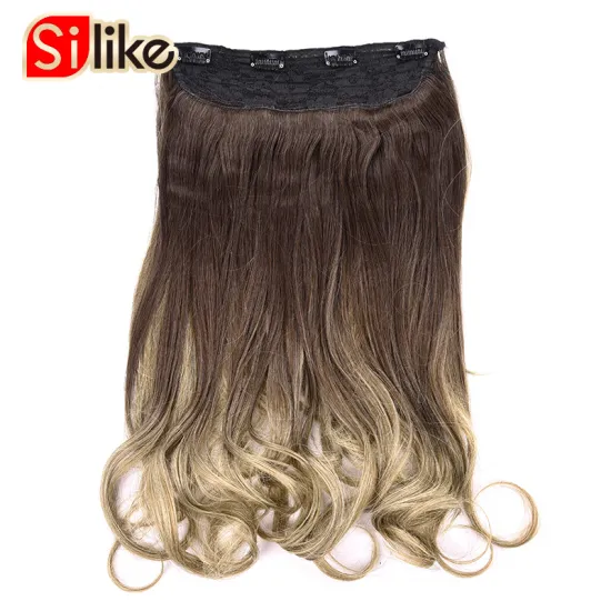 Silike Clip In Hair Extensions 24 Inch  comb clips Hair  17 Colors Available Synthetic Heat Resistant Fiber Hair Extension