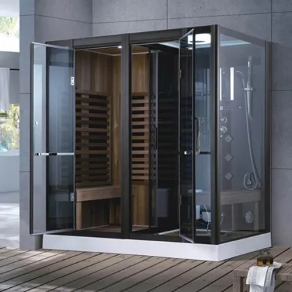 Building An Infrared Sauna Sauna Cabin Enclosure Wet Steam Shower Room Combination
