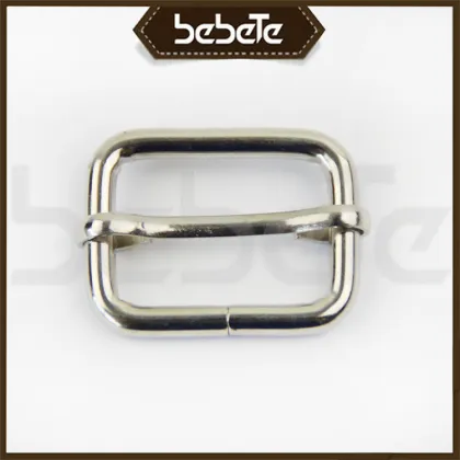metal rectangle bag belt pin buckle zinc alloy pin buckle