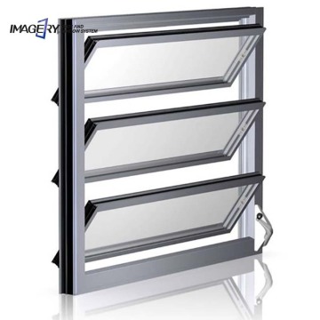 Australian Standard Clear Louvered Aluminium Profiles Glass Keukenkast Roller Luikramen
