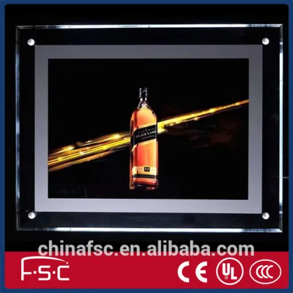 Cryatal advertising display light box