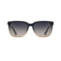 Übergroße UV400 -Nylon -polarisierte Farbtöne Acetat -Sonnenbrille