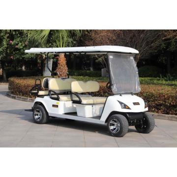 6 Abiria White Electric Golf Gari