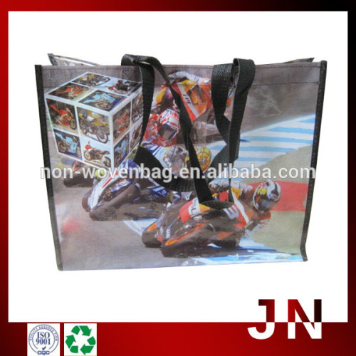 PP Handle Non Woven Shopping Bags, Pictures Printing Non Woven Shopping Bags