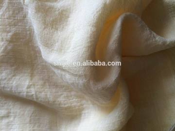 Poly Viscose Crepe Slub/Poly viscose crinkle slub fabric/Poly viscose washed crinkle slub