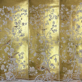 Flower and bird Golden hand-painted wallpaper