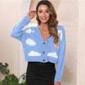 Women's Long Sleeve Knit Cardigan Tops