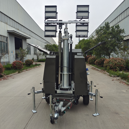 Led High Mast Light Tower mobile diesel light tower for rescue operation Supplier