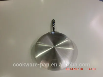 Polished press frying pan / aluminum frying pan