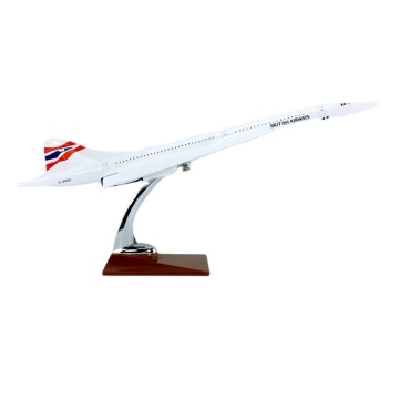 47cm 1/125 스케일 영국 항공 콩코드 모델 비행기에서 ABS 재료