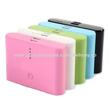 Dual USB 12000mAh Power Banks, 5V DC/1A Input