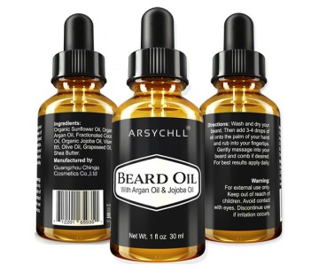 China OEM ODM 100% Natural Herbal Beard Oil for Men's Beard Growth