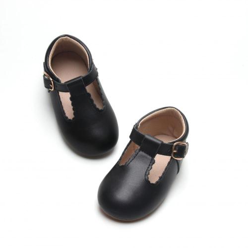 Kids Dress Shoes Black Infant Baby Girls And Boys Dress Shoes Manufactory