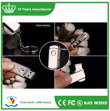 Hot Sale Stick Pen Metal Twister Swivel USB Flash Drive