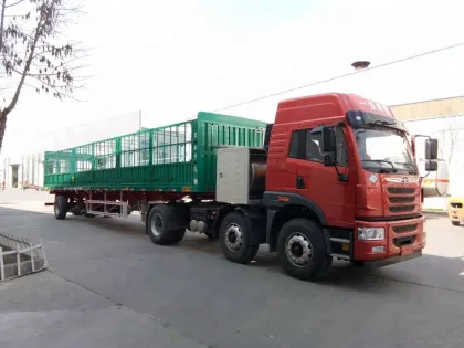 Hongtai Tri-Axle Cargo Semi-Trailer