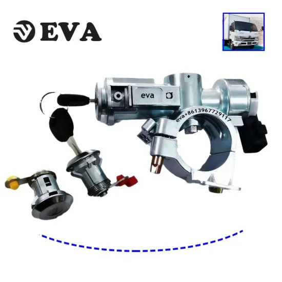 EVA Factory Truck Spare Parts for HINO 700 500 LOHAN J08C Door Ignition Lock Barrel Key