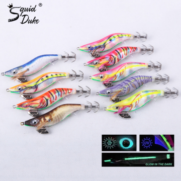 Jig squidduke: Udang kayu &amp; gewang sotong untuk memancing jig egi