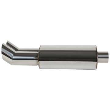 Universal Stainless Steel Dual Outlet Exhaust Tips and Mufflers for Auto Car Tailpipe