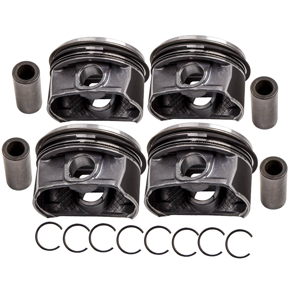 4x Piston Set For Audi for Seat for VW 1.4 TSI TFSI for VW Golf V Jetta III TSI CAVA CAV