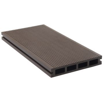 Medoo WPC Hollow Outdoor Waterproof Decking: Embossed Wood Plastic Composite Flooring
